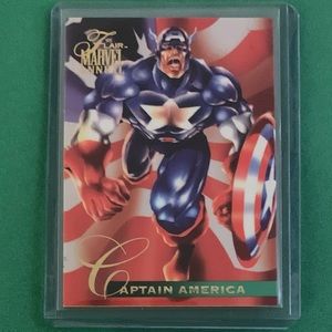 CAPTAIN AMERICA #107 1995 Flair Marvel [Annual] Comic Book Trading Card